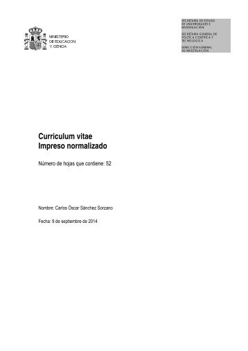 curriculum vitae normalizado ehu curriculum vitae normalizado ehu